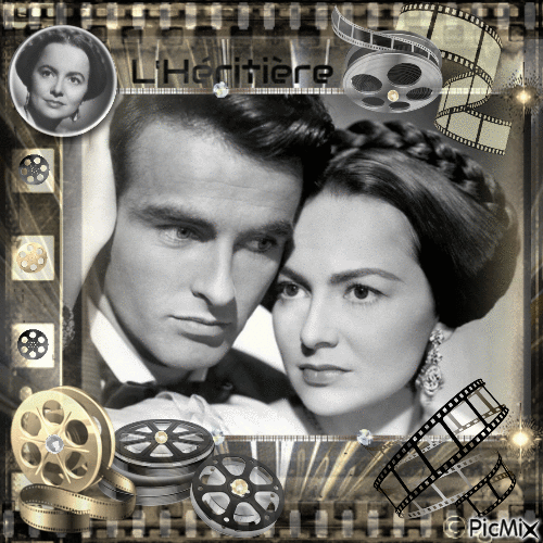 Olivia De Havilland & Montgomery Clift, Acteurs américains - Besplatni animirani GIF