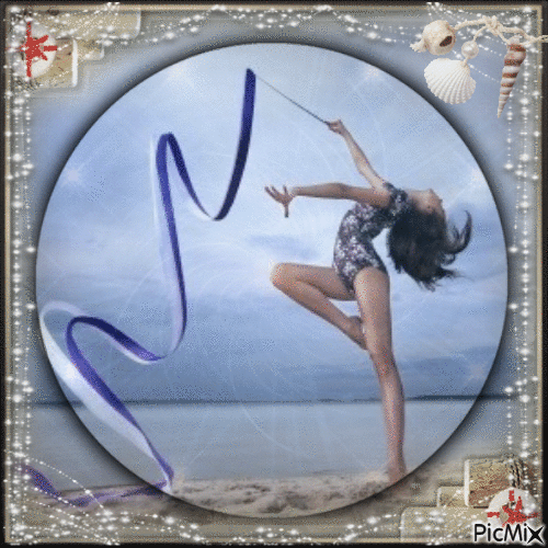 Rhythmic gymnastic - summer - Δωρεάν κινούμενο GIF