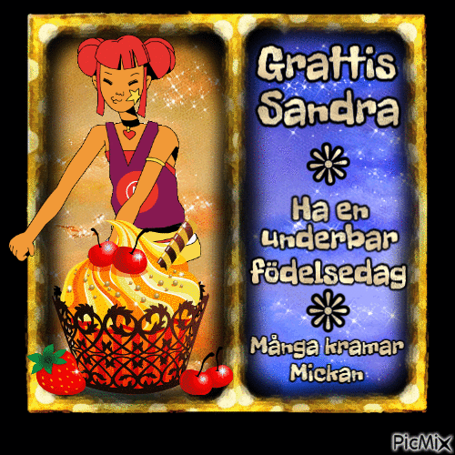 Sandra - GIF animé gratuit