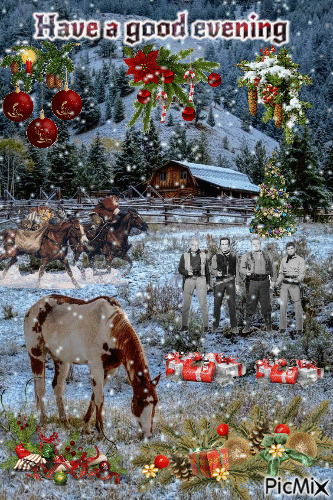 Noël dans l'ouest Américain 9 2022 - Ingyenes animált GIF