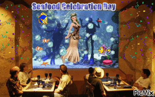 Seafood Celebration Day - Безплатен анимиран GIF