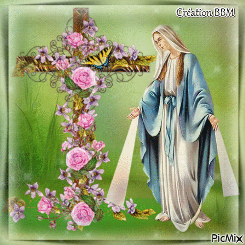 Vierge Marie par BBM - Nemokamas animacinis gif
