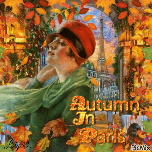 femme vintage paris - Besplatni animirani GIF