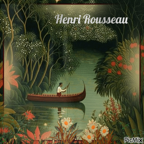 Kunst von Rousseau - Δωρεάν κινούμενο GIF