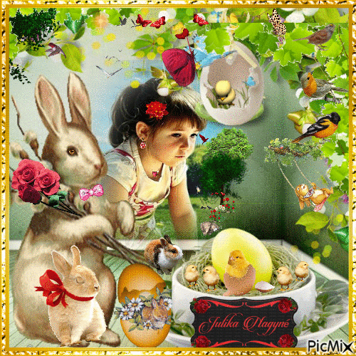 Cheerful Easter! - Ingyenes animált GIF