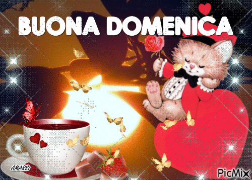 BUONA DOMENICA - Ingyenes animált GIF