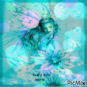 Flower Fairy - Darmowy animowany GIF