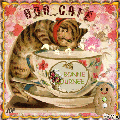 Bon café - Безплатен анимиран GIF
