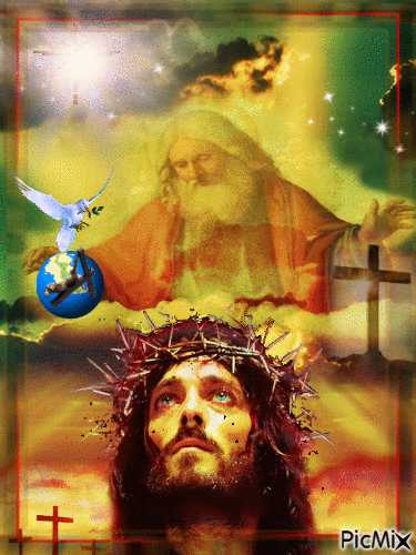 Jesus' suffering - Animovaný GIF zadarmo
