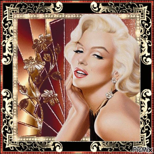 Marilyn Monroe, Actrice, Chanteuse américaine - 無料のアニメーション GIF