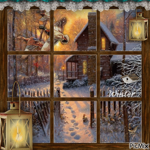 Winter outside the Window-RM-01-12-23 - Gratis animerad GIF