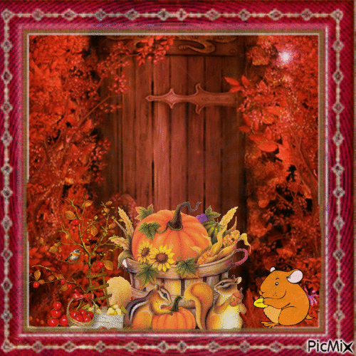 Herbst automne autumn - Бесплатни анимирани ГИФ