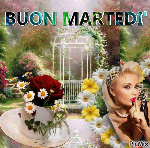 BUON MARTEDI' - Gratis geanimeerde GIF