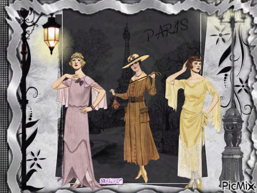RETRO PARIS 1920 - Gratis animeret GIF