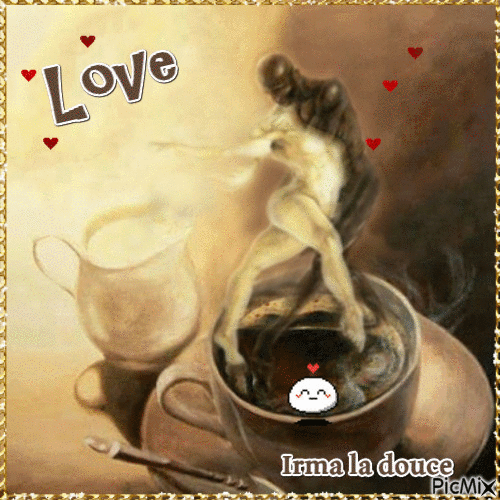 Café love - Darmowy animowany GIF