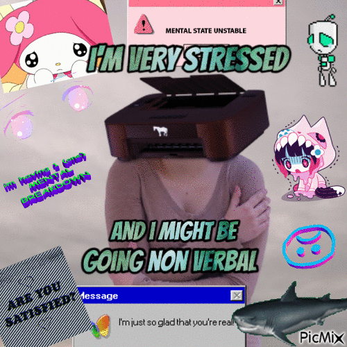 Karen stressed non verbal dialtown - Bezmaksas animēts GIF