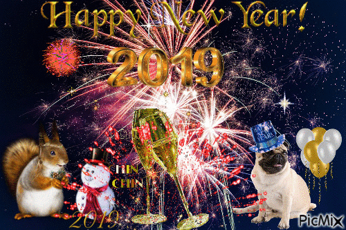 HAPPY NEW YEAR! - GIF animate gratis