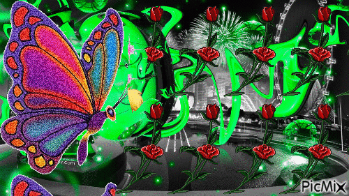 butterfly - Ilmainen animoitu GIF