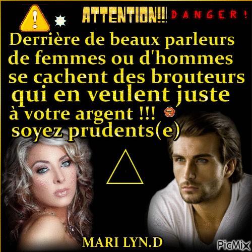 ATTENTION DANGER BROUTEURS - Darmowy animowany GIF