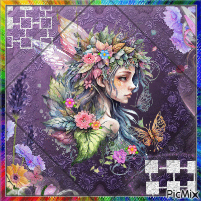 flower fairy - Gratis geanimeerde GIF