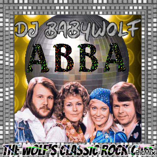 ABBA BW - Nemokamas animacinis gif