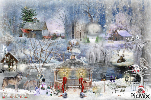 Mystical Winter Wonder Land - Free animated GIF