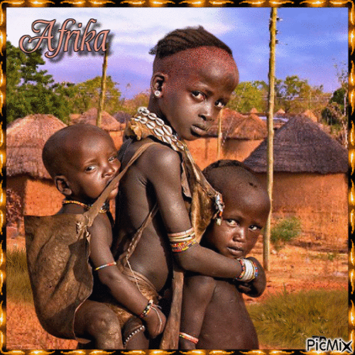 Kinder von Afrika - Бесплатни анимирани ГИФ