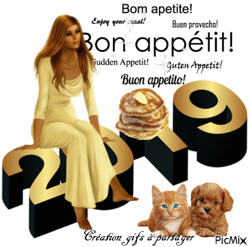 Bon appétit - Бесплатный анимированный гифка