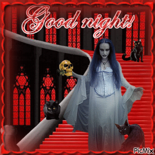 good night - Бесплатный анимированный гифка