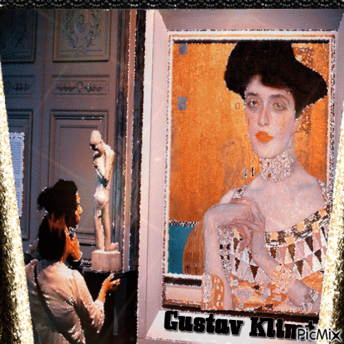 Gustav Klimt - Zdarma animovaný GIF