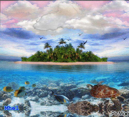 THE ISLAND - Zdarma animovaný GIF