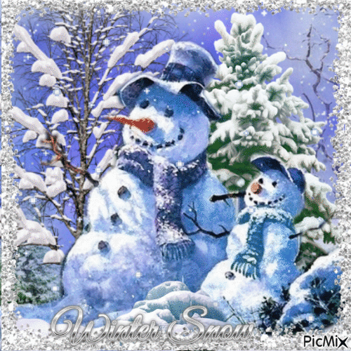 Winter Snow - Ingyenes animált GIF