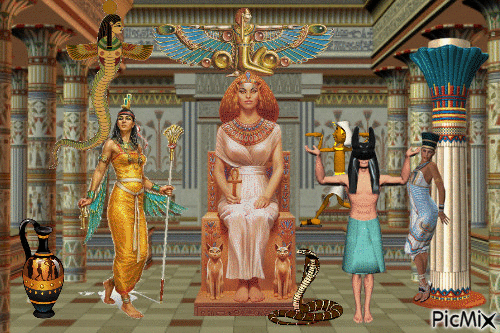 Egyptian Palace - Darmowy animowany GIF