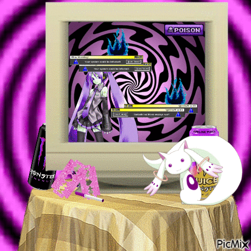 Purple chaos - Darmowy animowany GIF