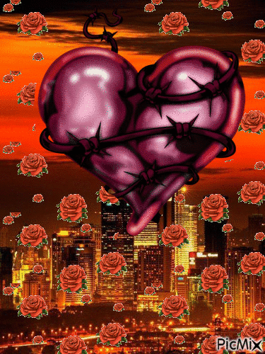 Heart and Love - Бесплатный анимированный гифка