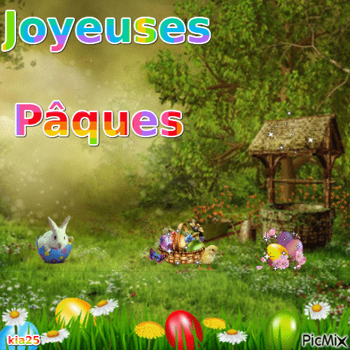 Pâques - Zdarma animovaný GIF