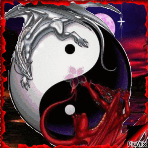 Yin & Yang - Gratis animerad GIF