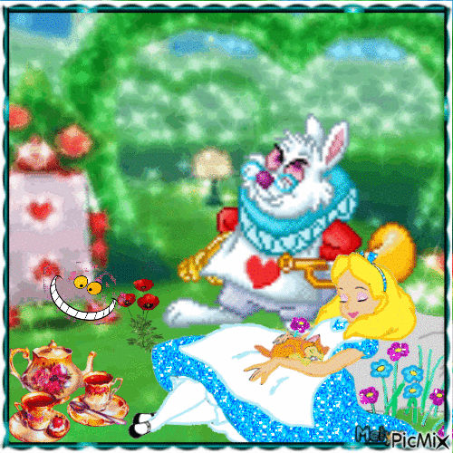 Alice in wonderland -Disney - Gratis animeret GIF
