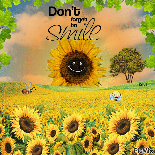 DON´T FORGET TO SMILE - Бесплатни анимирани ГИФ