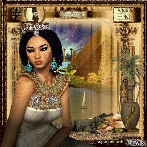la princesse d'Egypte (concours) - Gratis animeret GIF