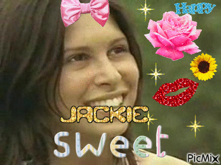 Jackie is Sweet - Darmowy animowany GIF
