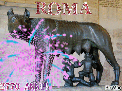 ROMA - 2770 ANNI - GIF animé gratuit
