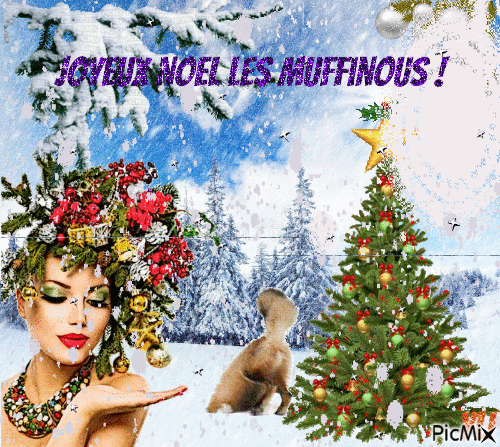 Joyeux Noel les Muffinous - Δωρεάν κινούμενο GIF
