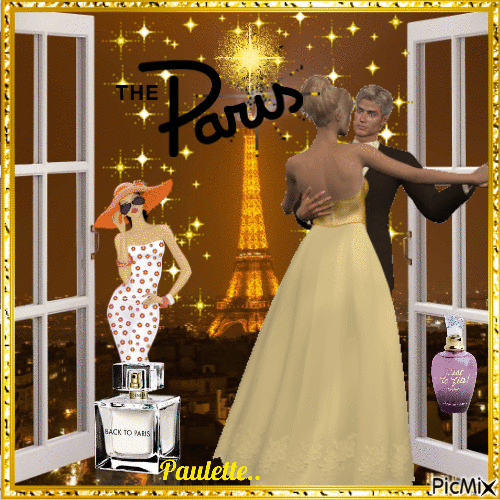 soirèe a PARIS - Free animated GIF