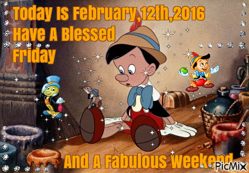 Pinocchio, February,12,2016 - GIF animado gratis