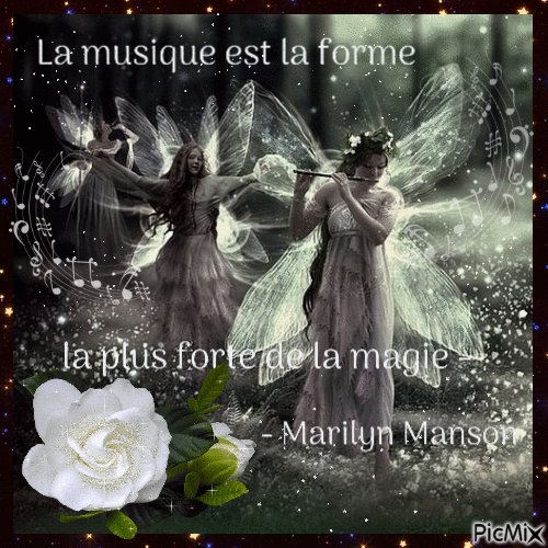 La musique - Бесплатный анимированный гифка