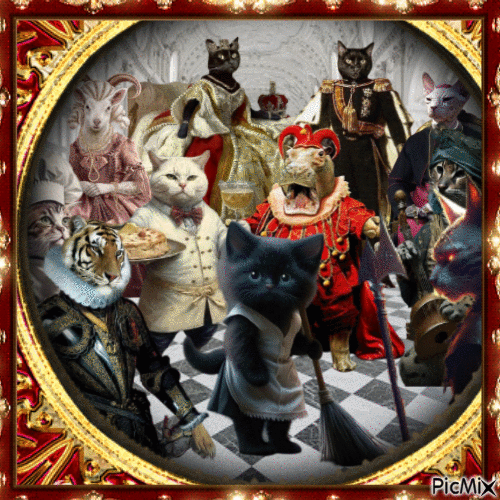 Royal Court of Animals - 無料のアニメーション GIF