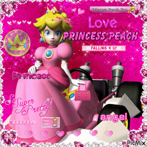 ♡Princess Peach♡ - Besplatni animirani GIF