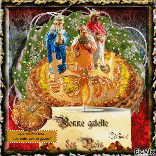 Galette des rois - Free animated GIF