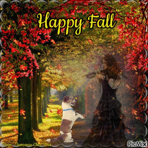 Happy Fall - Ingyenes animált GIF